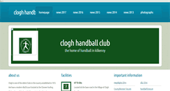 Desktop Screenshot of cloghhandball.com